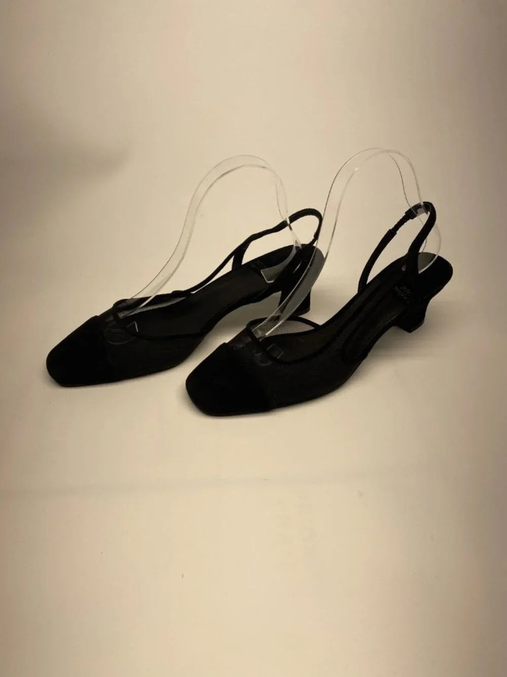 Jeffrey Campbell Womens Thomnas Black Slingback Heel Sz 9.5